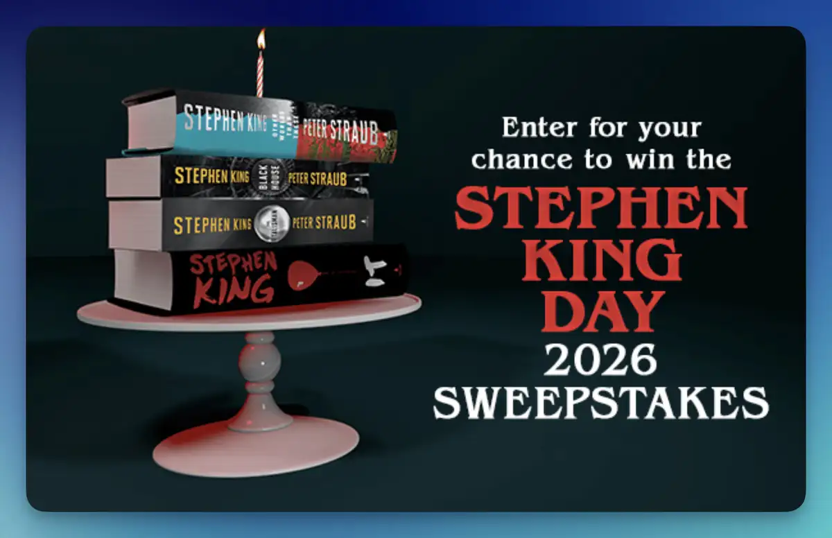 Free Stephen King Day Sweepstakes: Win Signed Books!