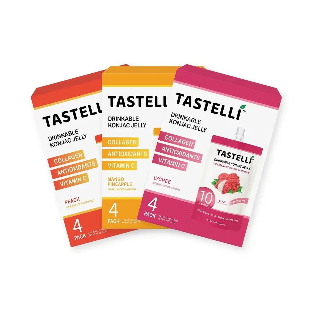 Free Tastelli Zero Sugar Konjac Jelly: 10 Calorie Konjac Snack