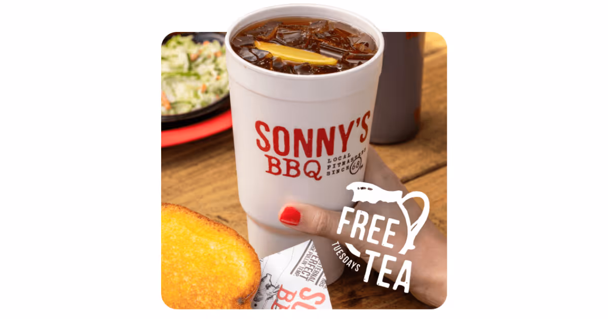 Free Tea Tuesdays: Get 4 BBQ Deals in June!