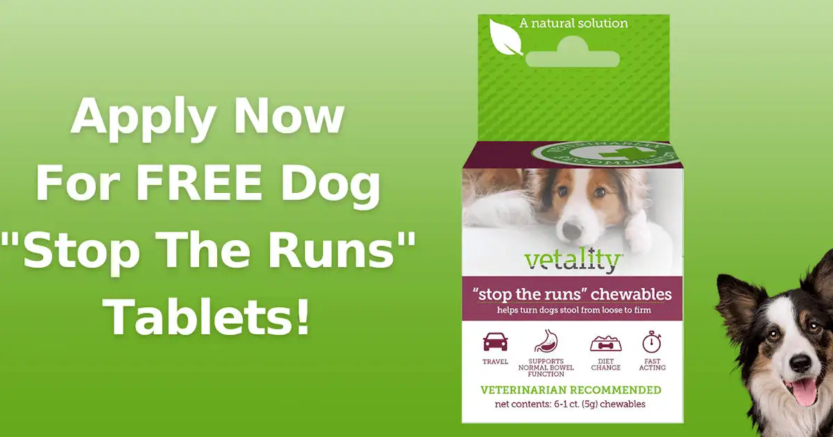 Free TevraPet: 1 Amazing Anti-Diarrhea Chew for Dogs