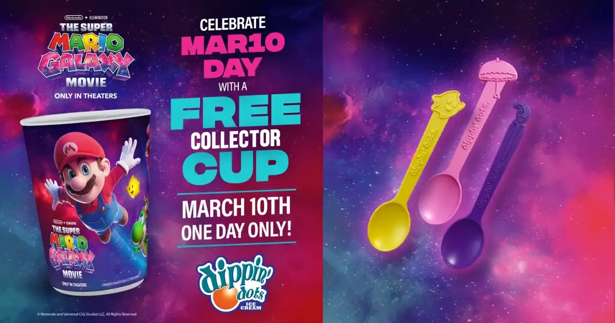 Free The Super Mario Galaxy Movie Cup: Get Yours on March 10th!