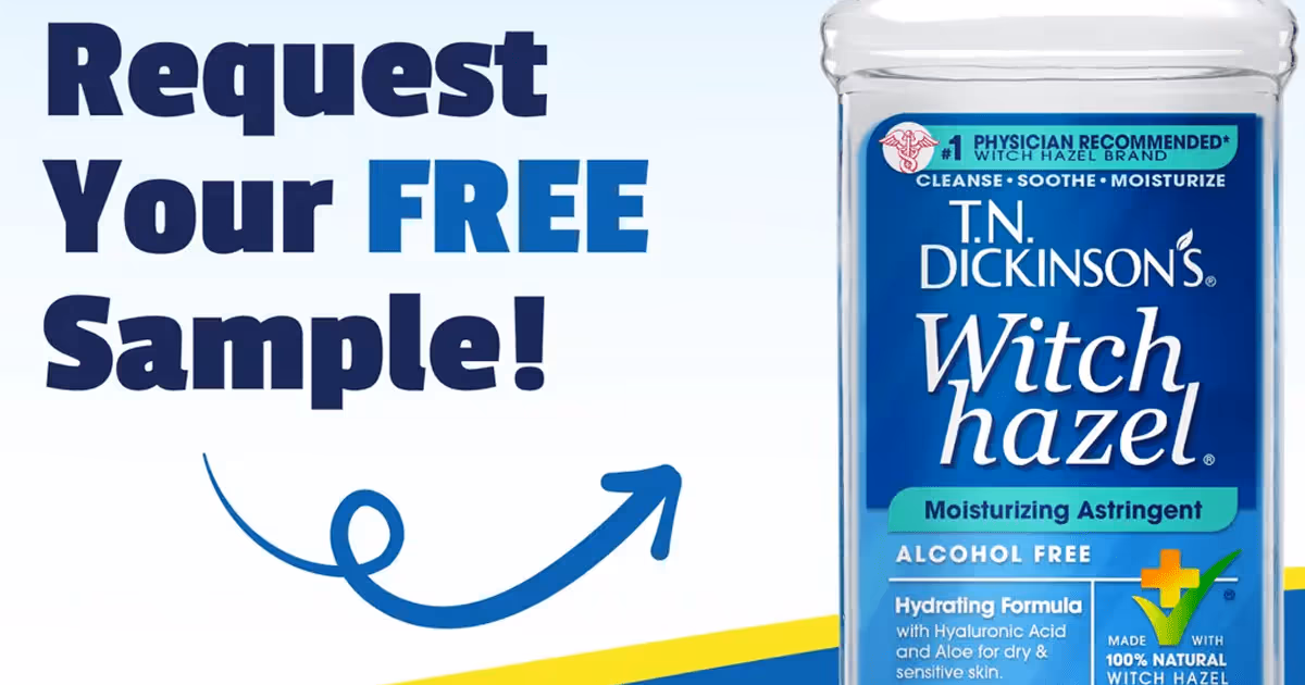 Free T.N. Dickinson's Witch Hazel Sample: Act Fast!