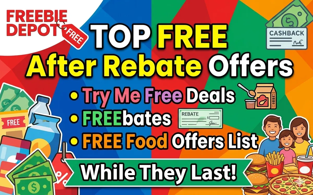Free Top Brands: 100+ FREE After Rebate Offers + Try Me Free Deals!