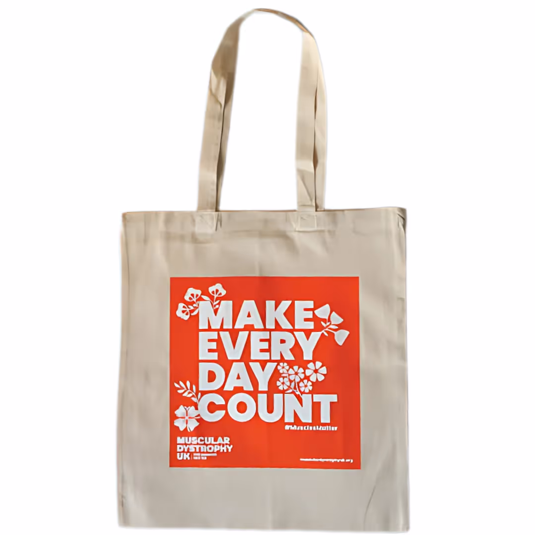 Free Tote Bag: Support Muscular Dystrophy UK!