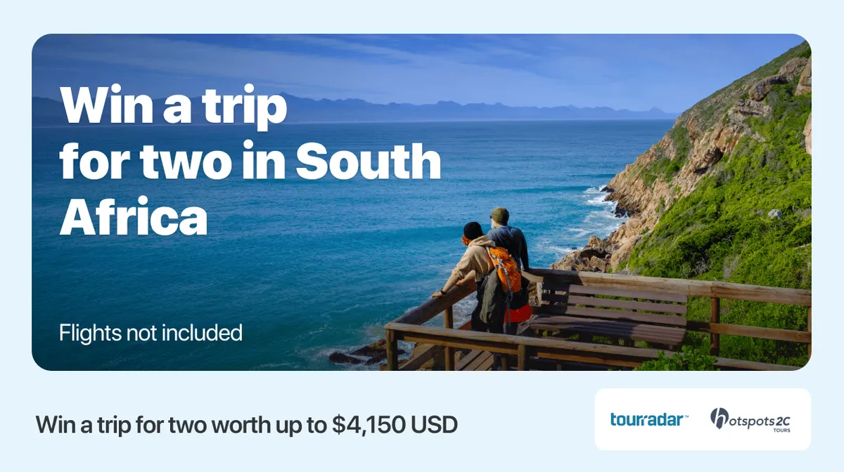 Free TourRadar: Win a $4,150 South Africa Trip!