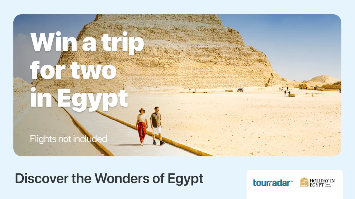 Free Tourrader Egypt Sweepstakes: Win a $3,998 Trip!