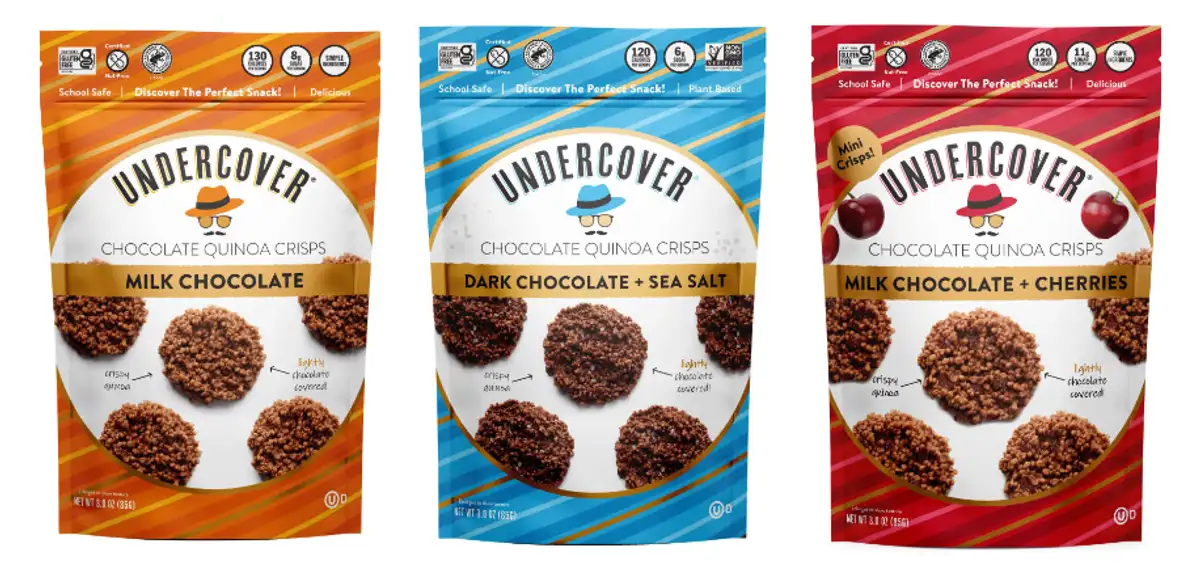 Free Undercover Snacks Chocolate Quinoa Crisps: 2 Bags + 100% Cashback!