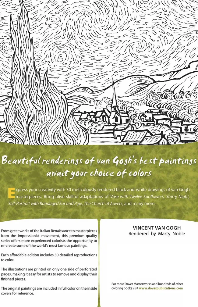 Free Van Gogh Adult Coloring: 3 Stunning Artworks to Print!