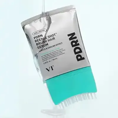 Free VT PDRN Reedle Shot Brush Hair Serum: 3-in-1 Volumizing Boost!