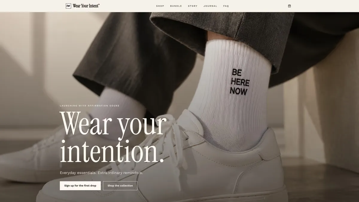 Free Wear Your Intent Socks: Pair of Comfortable Socks