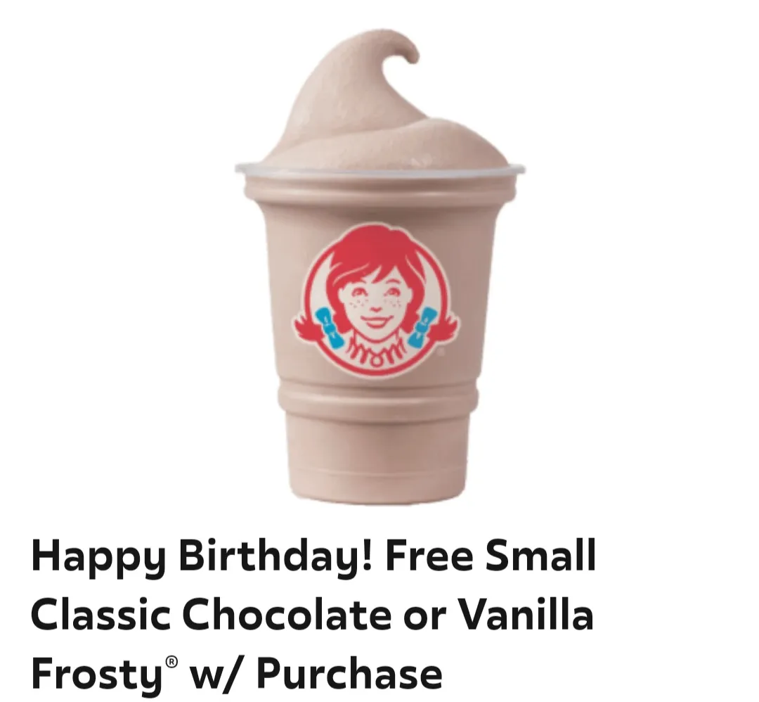 Free Wendy’s Frosty: Free Classic Chocolate or Vanilla Treat!