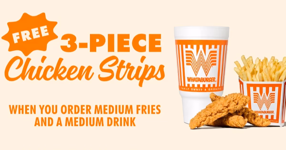 Free Whataburger: Score 3 Chicken Strips!