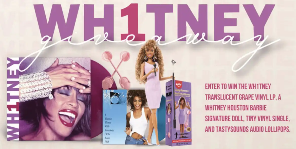 Free Whitney on Repeat Sweepstakes: Win 5 Whitney Bundles!