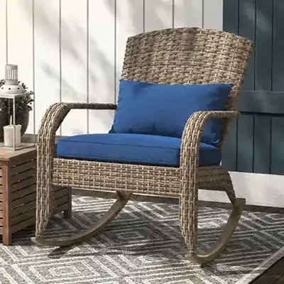 Free Wicker Outdoor Rocking Chair: Get 1 for FREE Now!