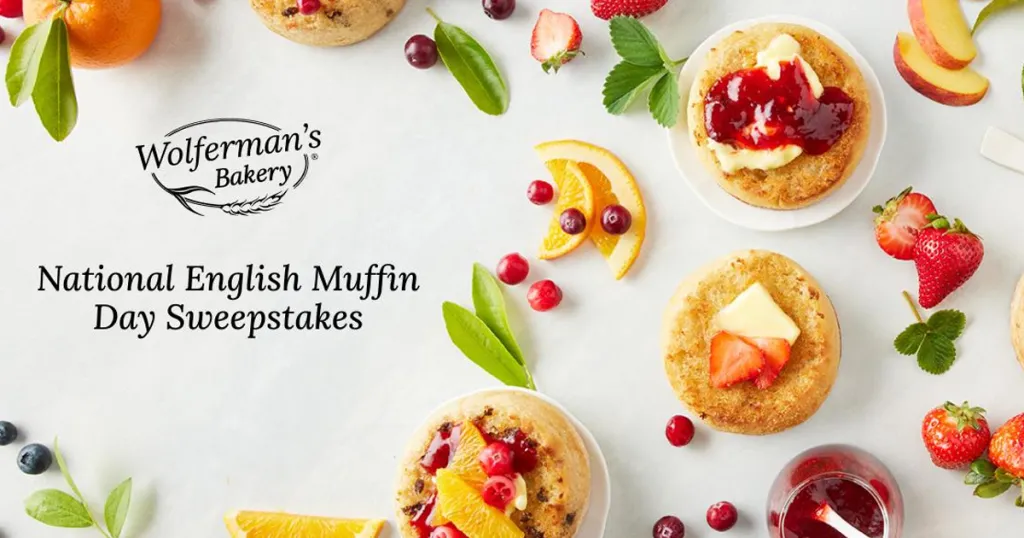 Free Wolferman's: Win $250 + 5 English Muffin Samplers!