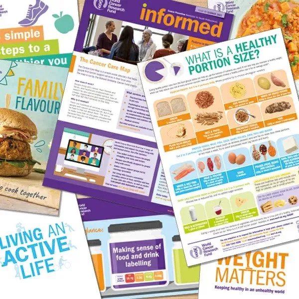 Free World Cancer Research Fund: 17 Amazing Health Posters & Booklets!