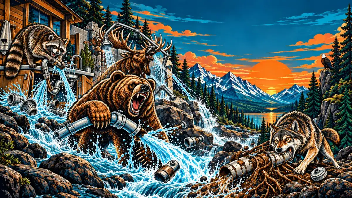 Free Yellowstone Plumbing Sticker: Arizona Only