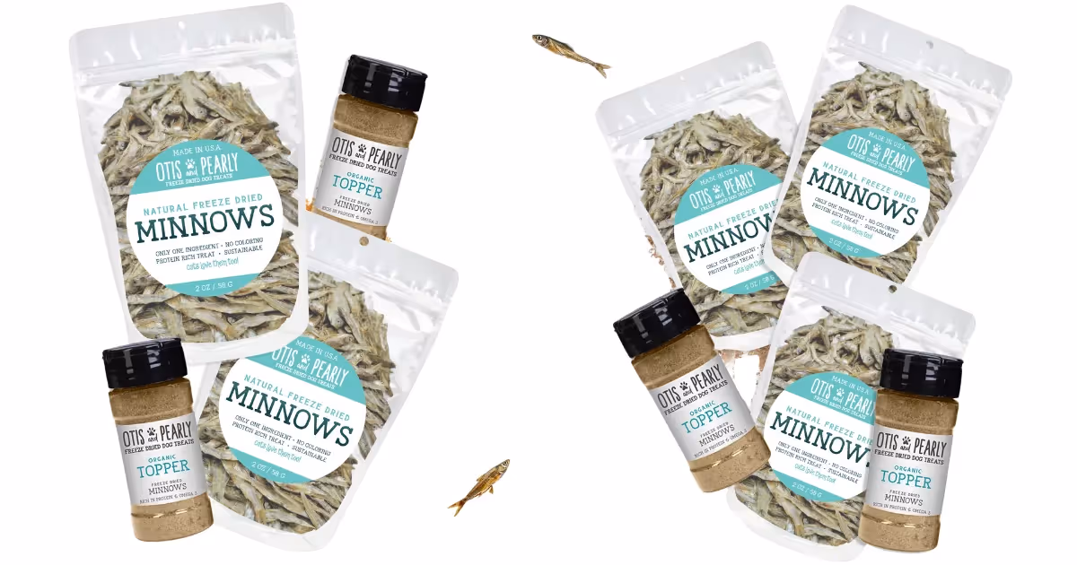 Get 1 Free Otis and Pearly Pet Treat