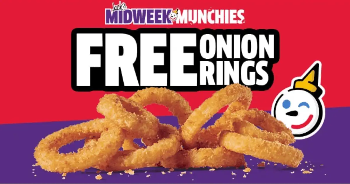 Jack in the Box: FREE Onion Rings with $1 Deal!
