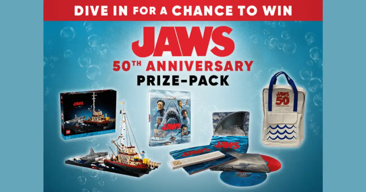 Jaws 50th Anniversary: Win 1 Free Exclusive Prize Pack!