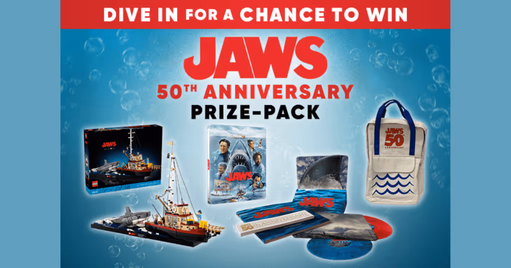 Jaws 50th Anniversary: Win 1 Free Exclusive Prize Pack!