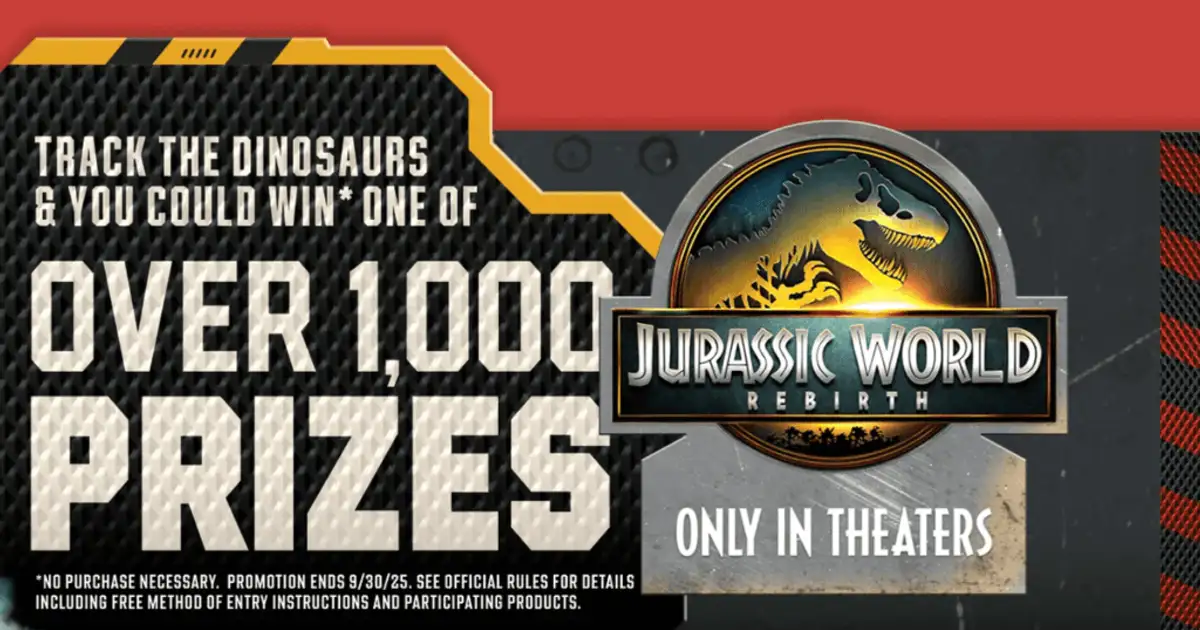 Jurassic World: Win 955 Free Fandango Movie Tickets!