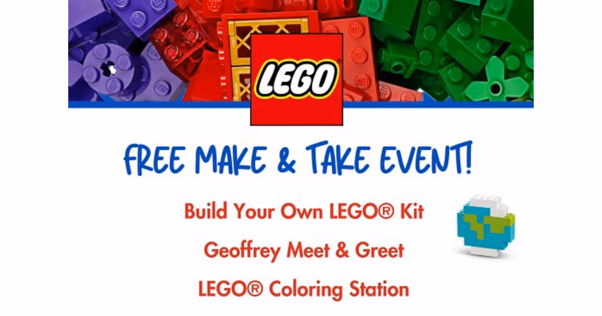 LEGO Freebie: Get 1 FREE LEGO Build at Macy's!