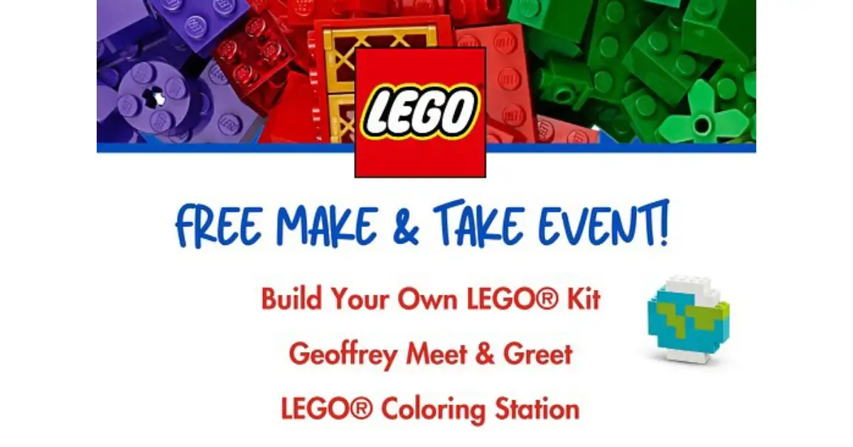 LEGO Freebie: Get 1 FREE LEGO Build at Macy's!