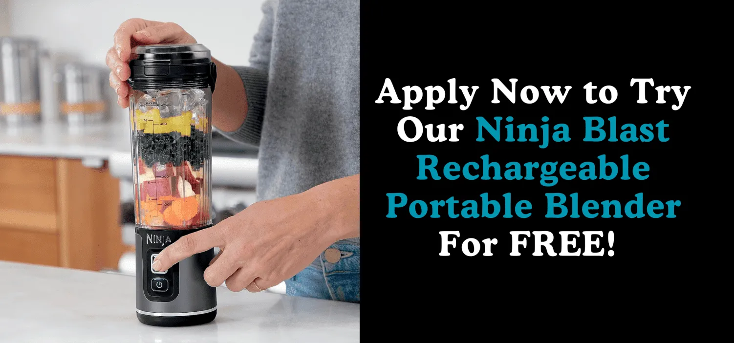 Score a FREE Ninja Blast Portable Blender: Product Testing Opportunity