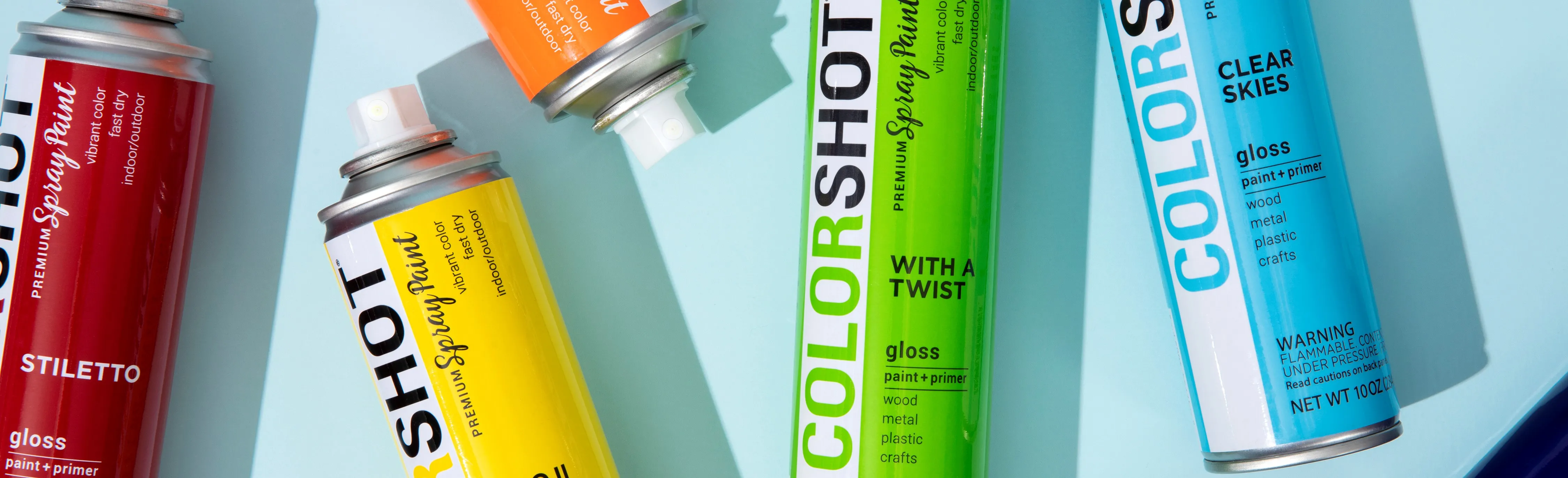 Win 12 Cans of COLORSHOT Spray Paint: USA Giveaway!