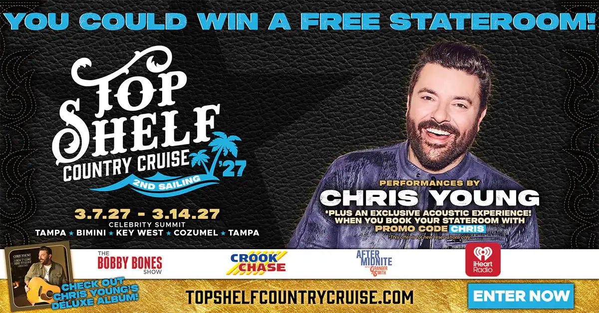 Win $14,500 Chris Young Cruise for Two - Sweepstakes (1 Winner)