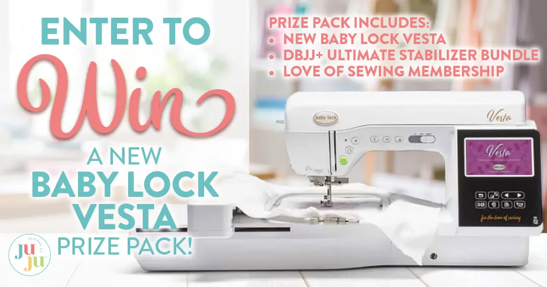 Win $3,400 Baby Lock Vesta Machine Bundle - Baby Lock Sweepstakes