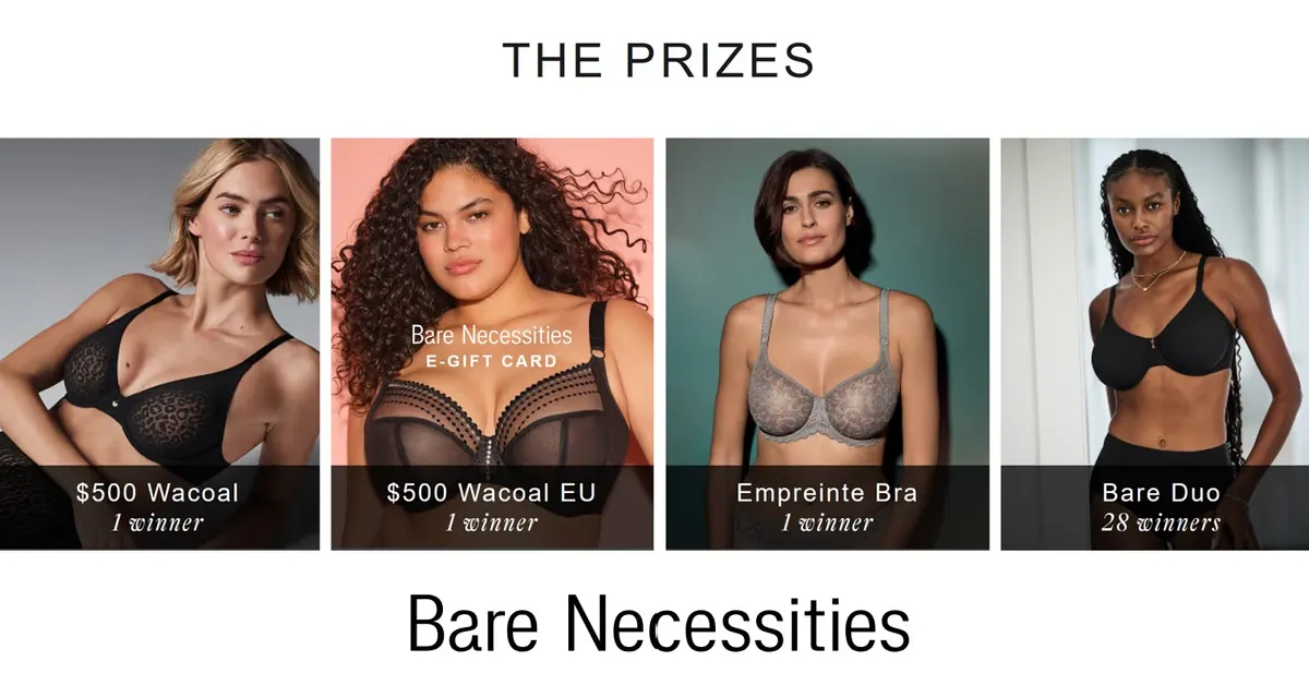 Win $500 Wacoal Bra Wardrobe - Wacoal Sweepstakes (2 Winners)