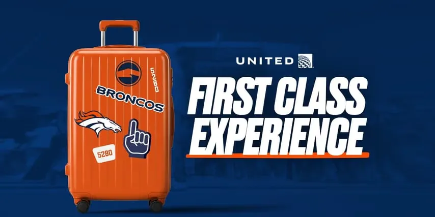 Win $9,000 First-Class Trip for Four - Denver Broncos Sweepstakes (1 Winner)