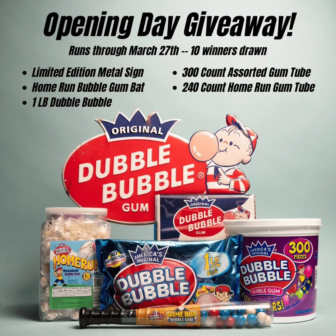 Win a Dubble Bubble Prize Pack: Opening Day Giveaway!