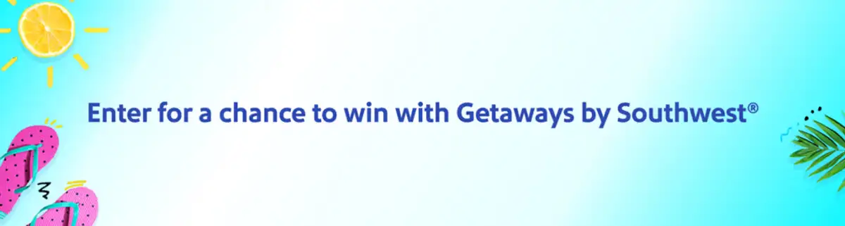 Win a Promotional Getaway — Southwest $3,500 Vacation Voucher