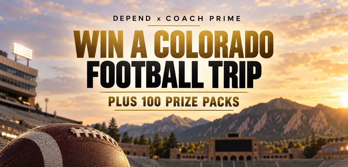 Win Colorado Football Trip — Depend x Coach Prime (101 Winners)