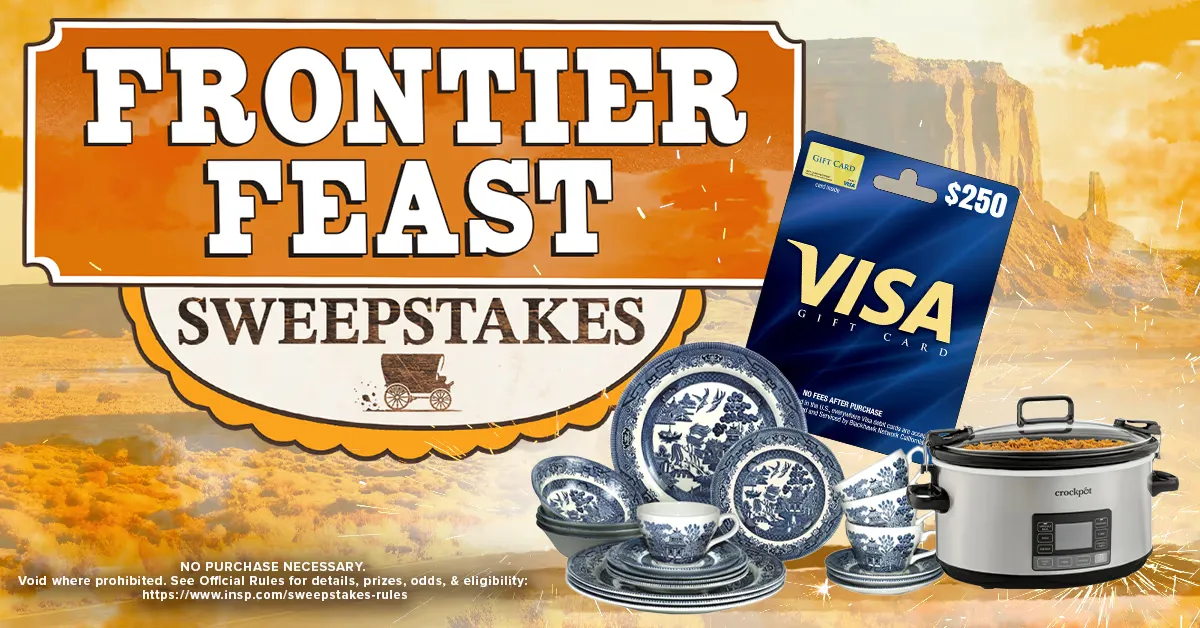 Win Crockpot, China Set & $250 Visa — INSP Sweepstakes