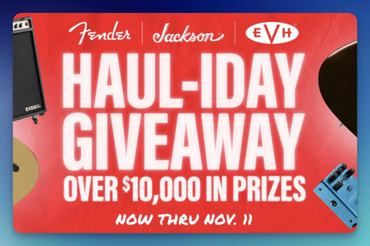 Win Fender $10k+ Prize Package - Center Sweepstakes (1 Winner)