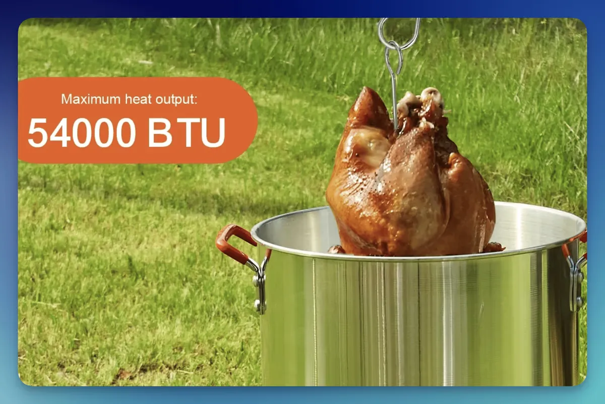 Win Portico Turkey Fryer Kit: 30-Quart with Burner Stand (18+)
