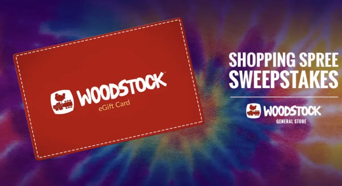 Win Woodstock Gift Cards: $175 in Store Sweepstakes (3 Winners)