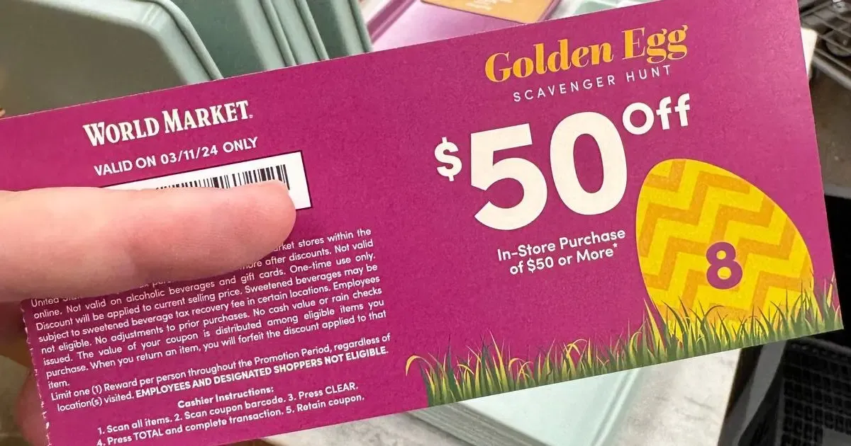 World Market Golden Egg Hunt: Win $100 Rewards Daily!